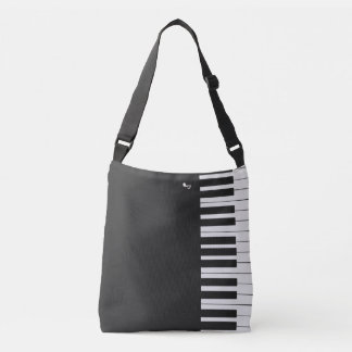Benutzerdefinierte moderne elegante Klaviertone To Tragetaschen Mit Langen Trägern