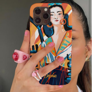 Benutzerdefinierte moderne Ladys Sie leben einmal iPhone 16 Pro Hülle