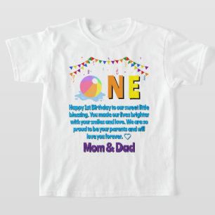 Benutzerdefinierte moderne minimalistische Poolpar T-Shirt