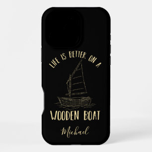 Benutzerdefinierte moderne nautische Bootsfahrt iPhone 16 Pro Max Hülle