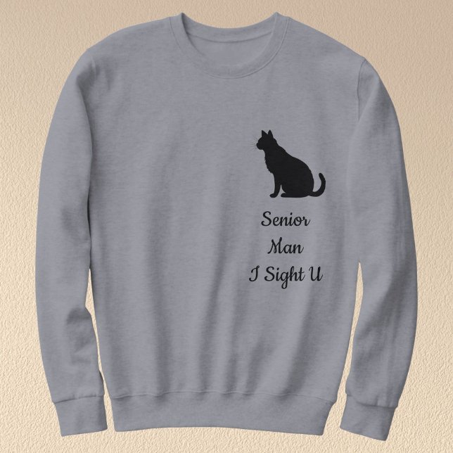 Benutzerdefinierte moderne schwarze Katze Haustier Sweatshirt (Von Creator hochgeladen)