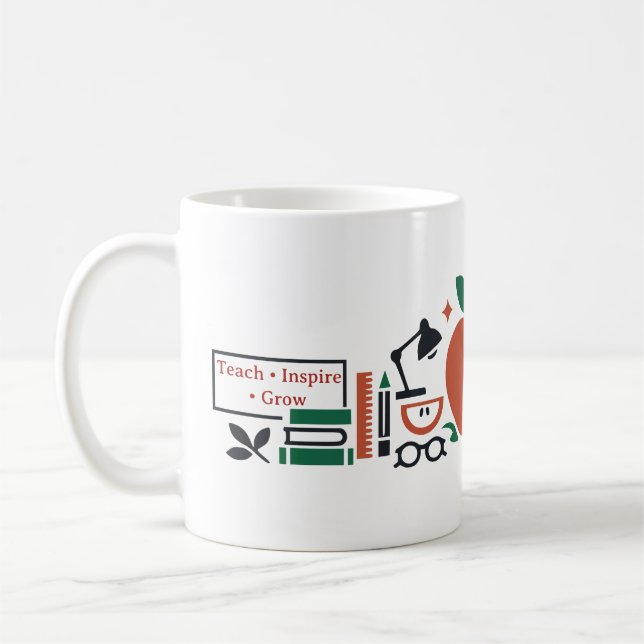 Benutzerdefinierte moderne skandinavisch-chice App Kaffeetasse (Links)