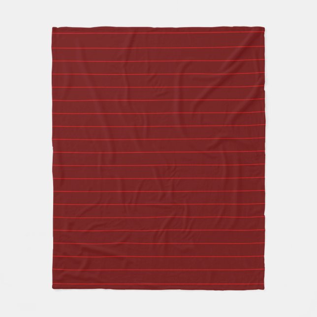 Benutzerdefinierte moderne, stilvolle Vorlagenstre Fleecedecke (Vorderseite)