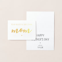 Benutzerdefinierte moderne und elegante Muttertags