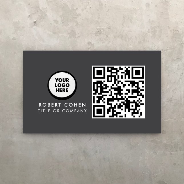 Benutzerdefinierte moderne Visitenkarte mit Logo & (Von Creator hochgeladen)