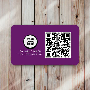 Benutzerdefinierte moderne Visitenkarte mit Logo &