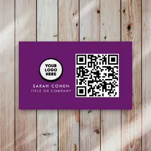 Benutzerdefinierte moderne Visitenkarte mit Logo &