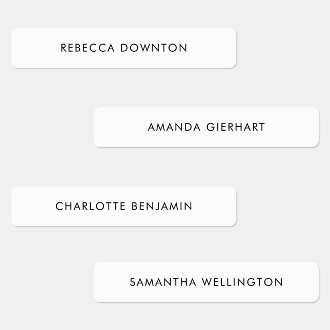 Benutzerdefinierte Monogram-Bekleidungsmarken Schw Etiketten (Gruppe)