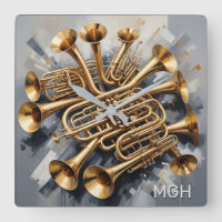 Benutzerdefinierte Monogram-Musikinstrumente