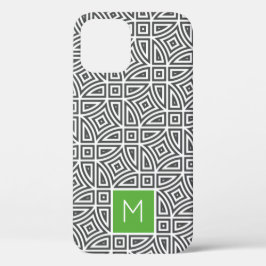 Benutzerdefinierte monogramm-Abstrakte Mustertelef Case-Mate iPhone Hülle
