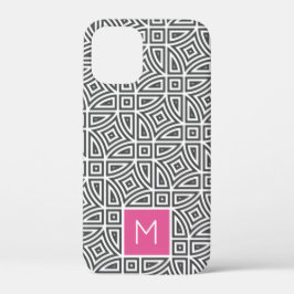 Benutzerdefinierte monogramm-Abstrakte Mustertelef Case-Mate iPhone Hülle