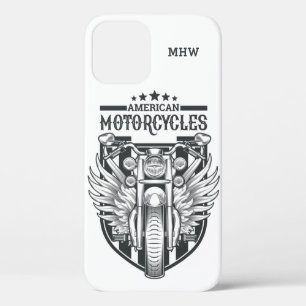 Benutzerdefinierte monogramm "American Motocycle"- Case-Mate iPhone Hülle