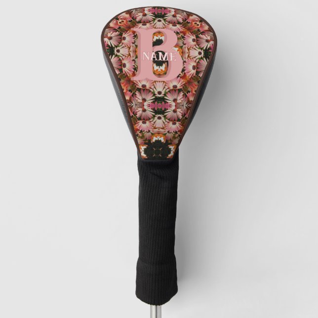 Benutzerdefinierte Monogramm Anfangsbuchstabe Name Golf Headcover (Vorderseite)