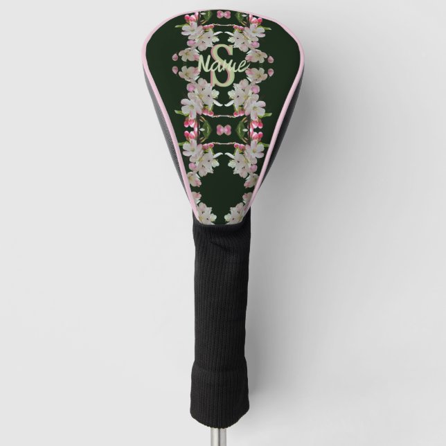 Benutzerdefinierte Monogramm Anfangsbuchstabe Name Golf Headcover (Vorderseite)