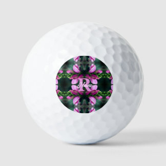 Benutzerdefinierte Monogramm Anfangsbuchstabe Name Golfball