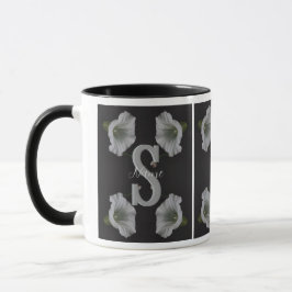 Benutzerdefinierte Monogramm Anfangsbuchstabe Name Tasse