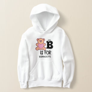 Benutzerdefinierte Monogramm B ist für ein lustige Hoodie