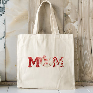Benutzerdefinierte Monogramm-Baseball-Mama Tragetasche