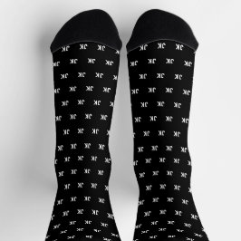 Benutzerdefinierte Monogramm-Farbe Socken