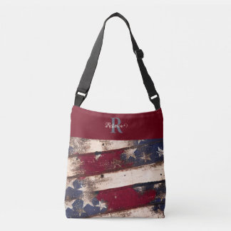 Benutzerdefinierte monogramm-Flag beeinträchtigt Tragetaschen Mit Langen Trägern
