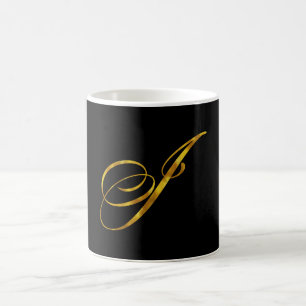 Benutzerdefinierte Monogramm-I-Imitat Gold Foil Mo Tasse