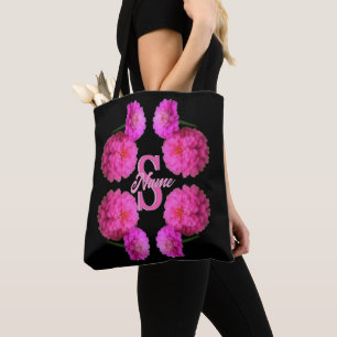 Benutzerdefinierte Monogramm-Initialen Name Zinnia