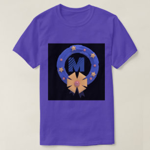 Benutzerdefinierte Monogramm M Symbol Initialen Li T-Shirt