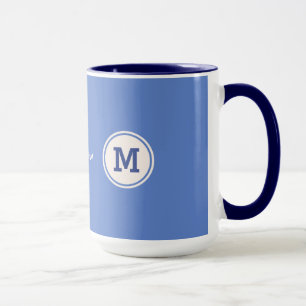 Benutzerdefinierte Monogramm-, Name- und Tasse