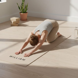Benutzerdefinierte Monogramm-Name-Yoga-Matte Yogamatte