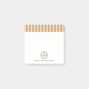 Benutzerdefinierte Monogramm Post-it® Notizen im R