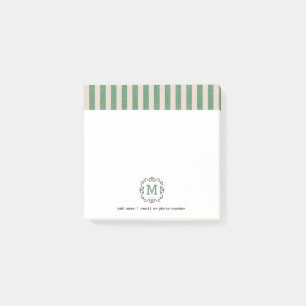 Benutzerdefinierte Monogramm Post-it® Notizen im R