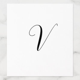 Benutzerdefinierte Monogramm-Schrift Initiale