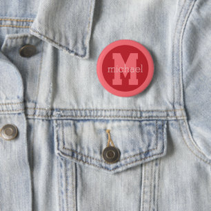 Benutzerdefinierte Monogramm und Name Button