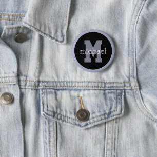 Benutzerdefinierte Monogramm und Name Button