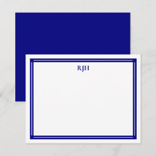 Benutzerdefinierte Monogrammanfangsbuchstaben mit  Mitteilungskarte
