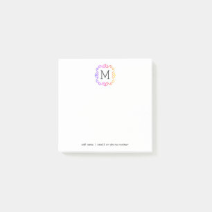 Benutzerdefinierte Monogramme Post-it® Notizen