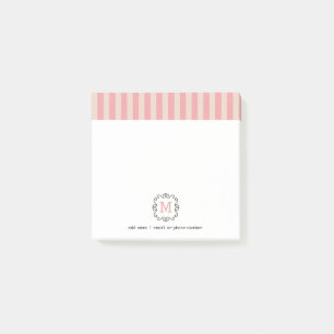 Benutzerdefinierte Monogramme Post-it® Notizen im