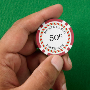 Benutzerdefinierte Monte Carlo Smooth 50 Cent 14 G Pokerchips