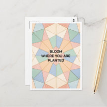 Benutzerdefinierte Motivations-Postkarte