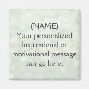 Benutzerdefinierte Motivierend Meldung Magnet