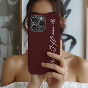 Benutzerdefinierte Mr und Mrs Hochzeitshandyhülle Case-Mate iPhone 14 Pro Max Hülle