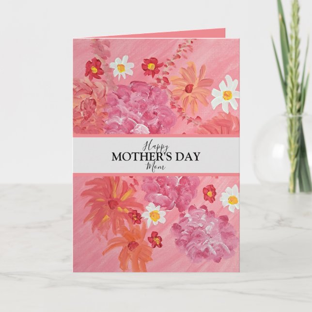 Benutzerdefinierte Muttertagskarte für die Sunset- Feiertagskarte (Vorderseite)