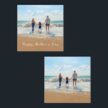 Benutzerdefinierte Muttertagskarte Ihres Fotos mit Mitteilungskarte<br><div class="desc">Glückliche Muttertagskarten - Benutzerdefiniertes Foto und Text - Eigenes Design - Personalisierte Mutter / Familie / Freunde oder Persönliches Geschenk - Hinzufügen von Text und Foto - Umgestalten und verschieben oder entfernen und hinzufügen / Bild mit Anpassungs-Tool ! Wählen Sie Schriftart / Größe / Farbe! Viel Glück - Seien Sie...</div>