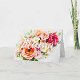 Benutzerdefinierte Muttertagskarte - Personalisier Karte