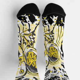 Benutzerdefinierte nachhaltige Premium-Crew-Socke  Socken