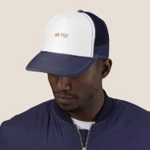 Benutzerdefinierte Nachricht Foam Stylish Navy Wei