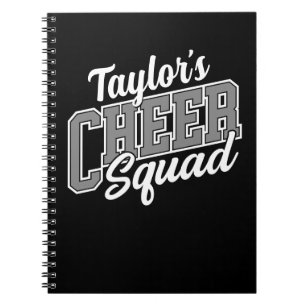 Benutzerdefinierte NAME Cheerleader-Schule Univers Notizblock