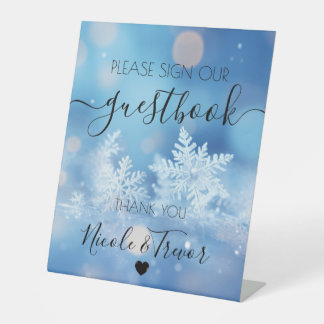 Benutzerdefinierte Namen Blau Schnee Kalligrafie S Sockelschild