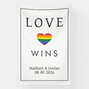 Benutzerdefinierte Namen / Text Regenbogen LIEBE Banner