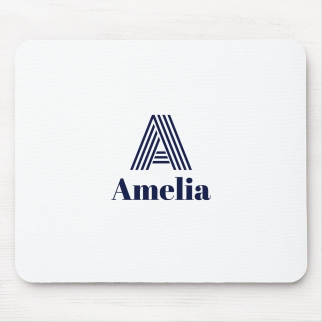 Benutzerdefinierte Namens-Wasserflasche Mousepad (Vorne)
